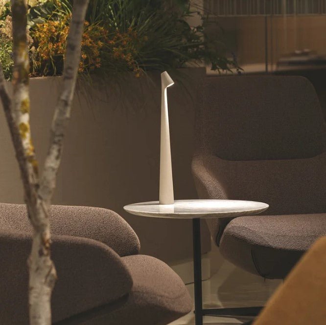 Lysende bærbar bordlampe