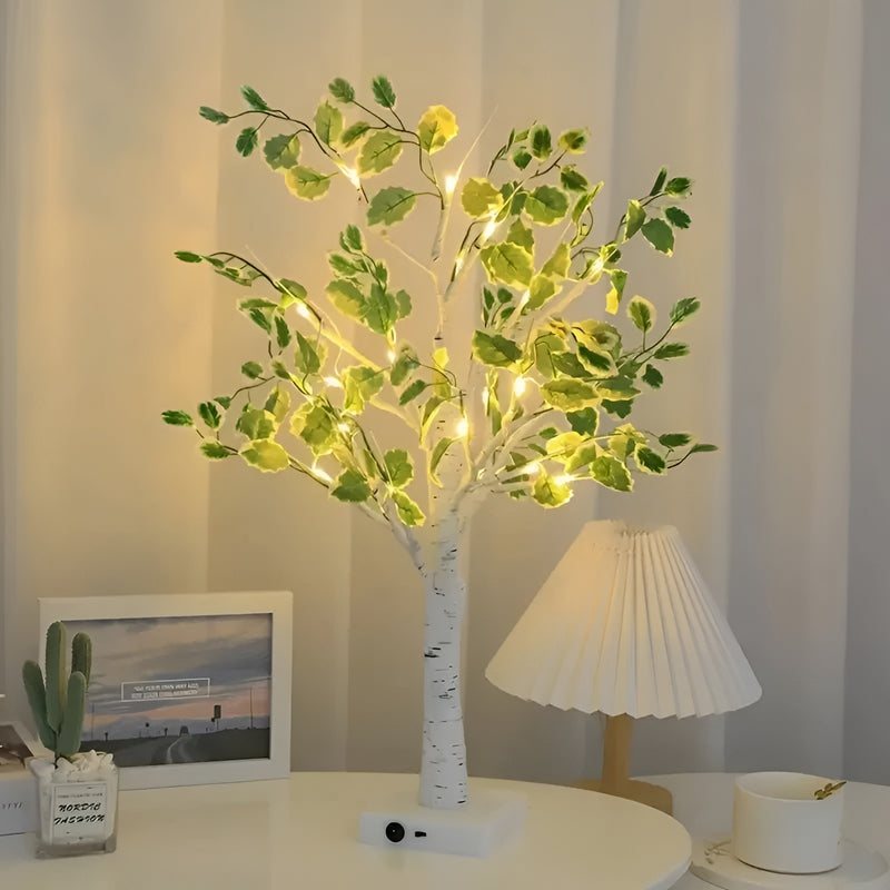 LeafLight - Unik lampe i tre