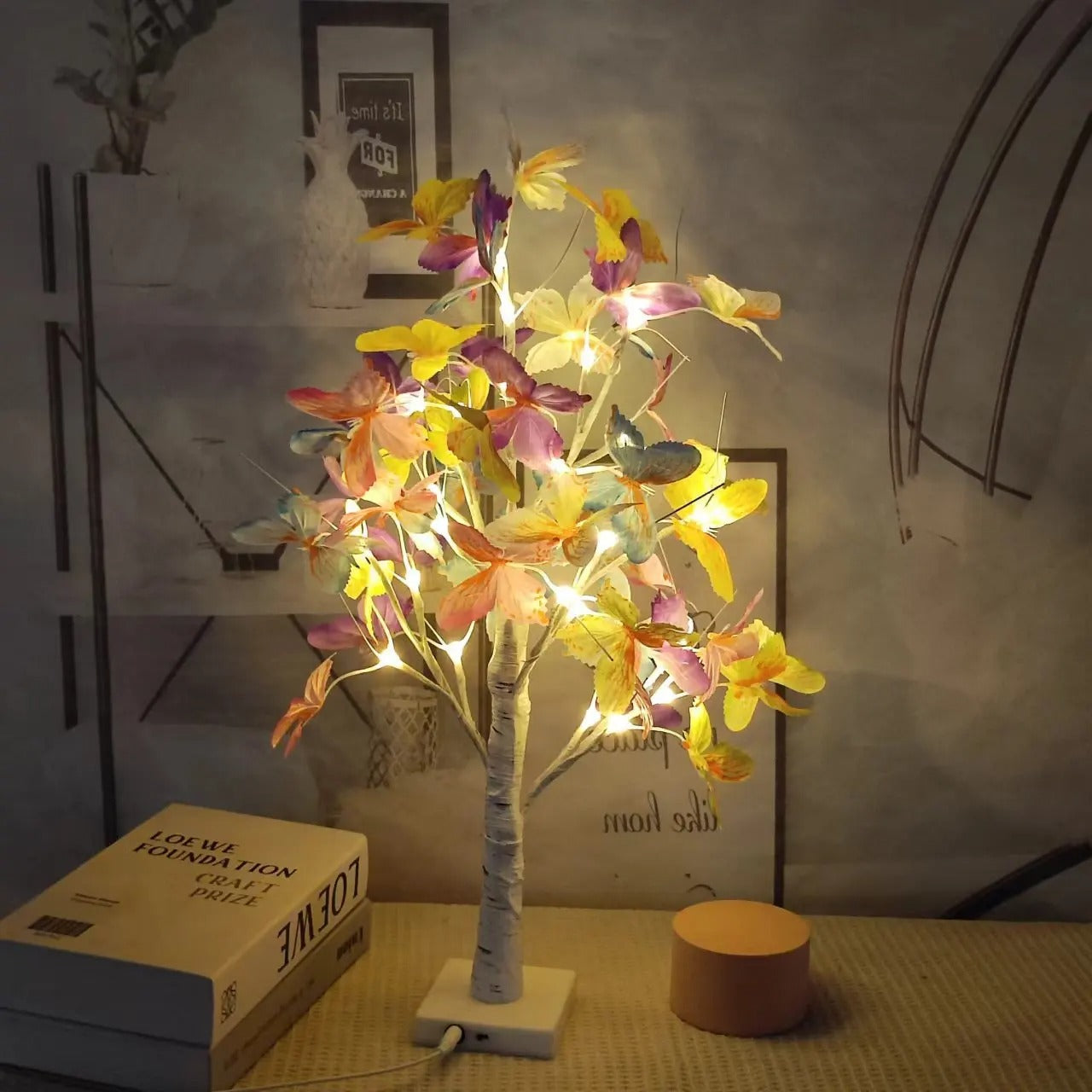 GlowTree - Dekorativ LED-lampe i tre