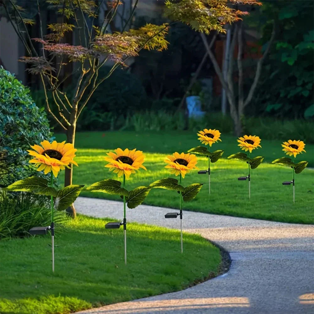 SunnyBloom - Soldrevet hagelampe for solsikker