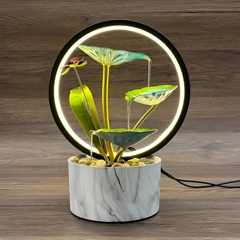 AquaGlow - Elegant bordlampe med lys