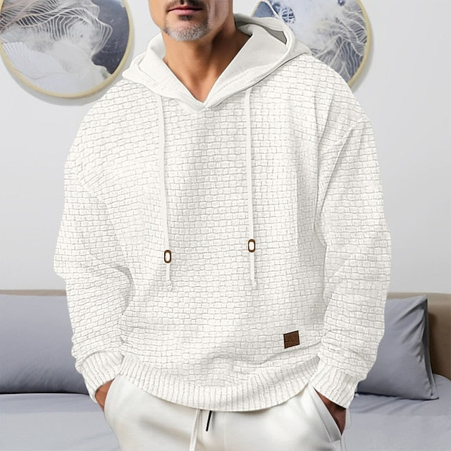 Frederick - Avslappet hettegenser med justerbar snøring