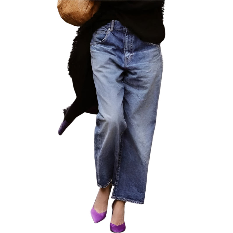 Marta - Avslappede jeans med vide ben for uanstrengt stil