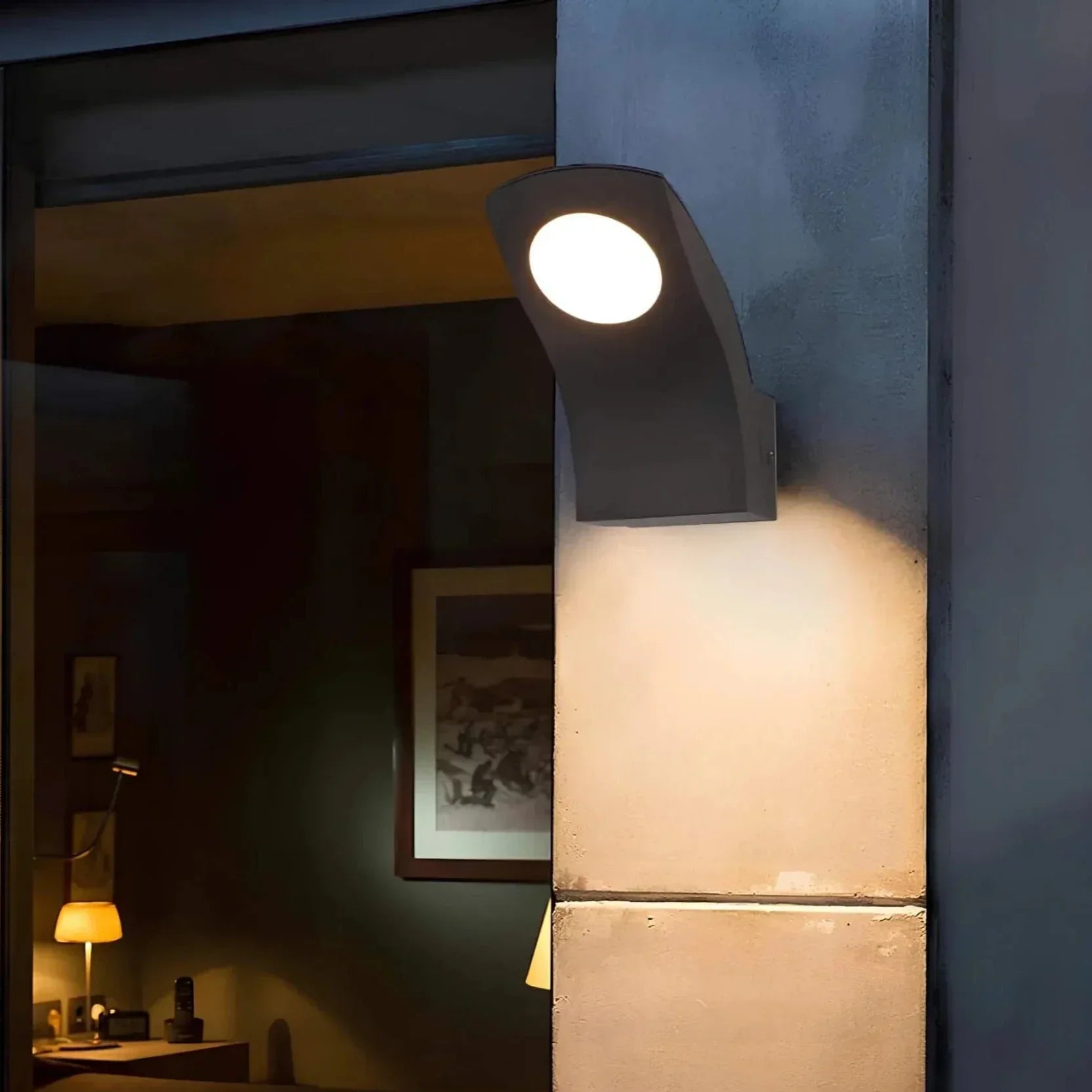 LuxeSphere – Stilig utendørs vegglampe