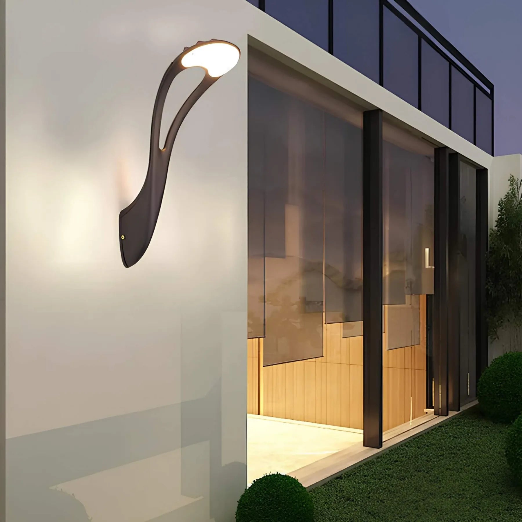 LuxeSphere – Stilig utendørs vegglampe