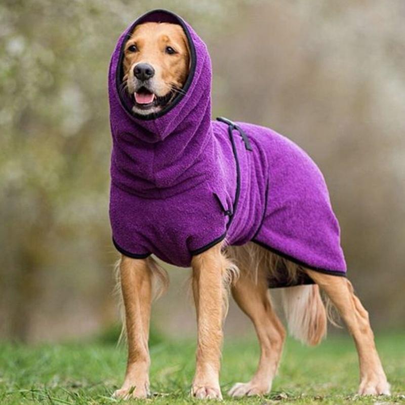 CozyPaws - Hundefrakk med fleecehette for varme og komfort
