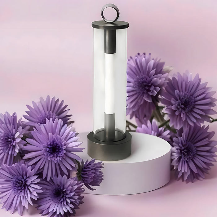 LumiTube - Moderne bordlampe i klart rør