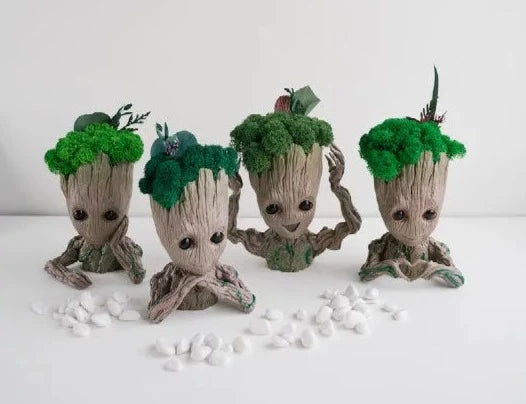 GrootPot - Dekorativ blomsterpotte med Baby Groot for stilig innredning