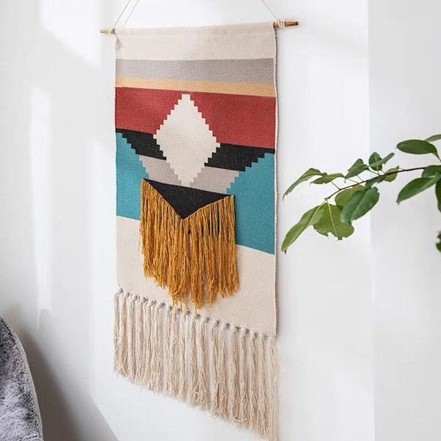 Moderne geometrisk veggkunst