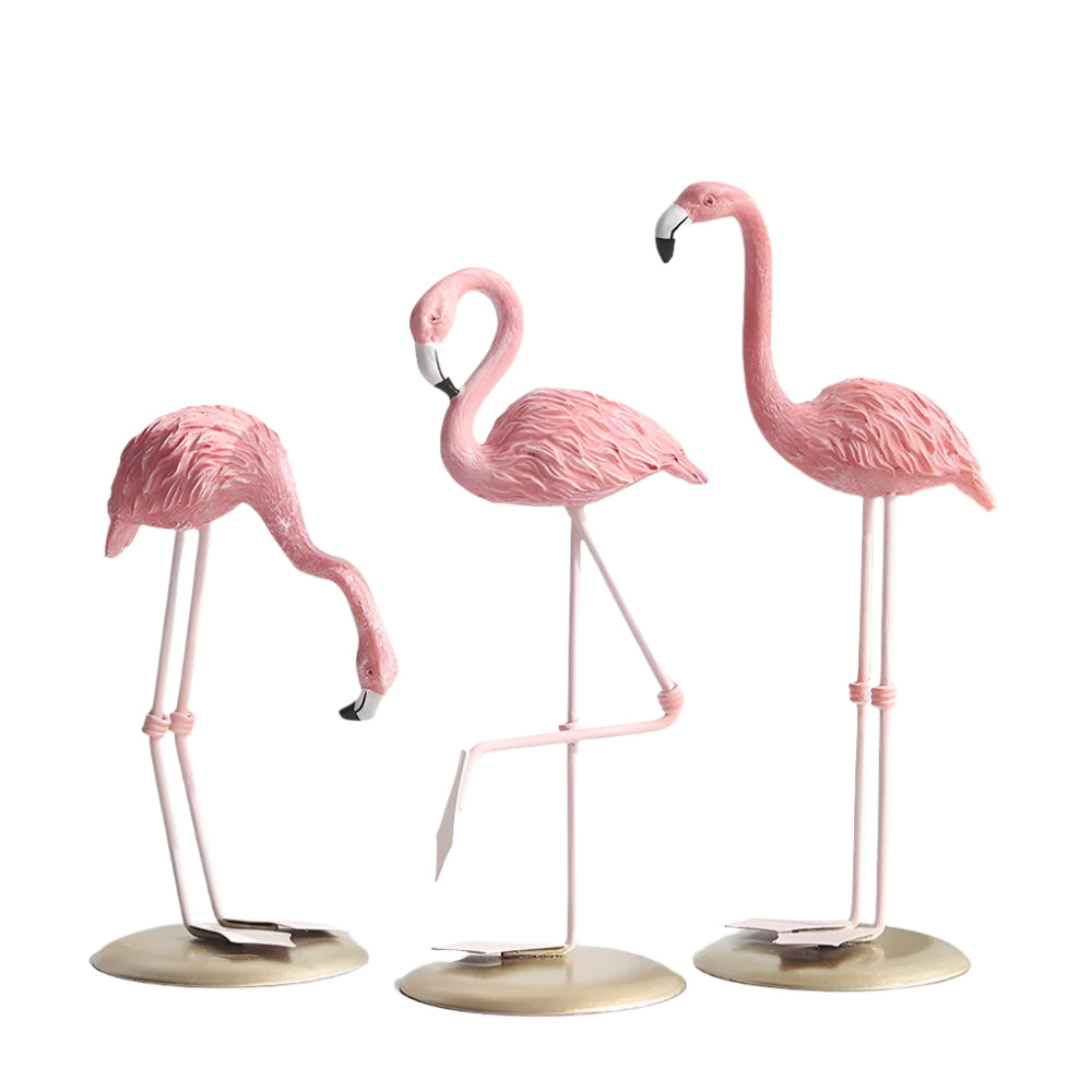 FlamingoGrace - Elegant Flamingo Hagestatue
