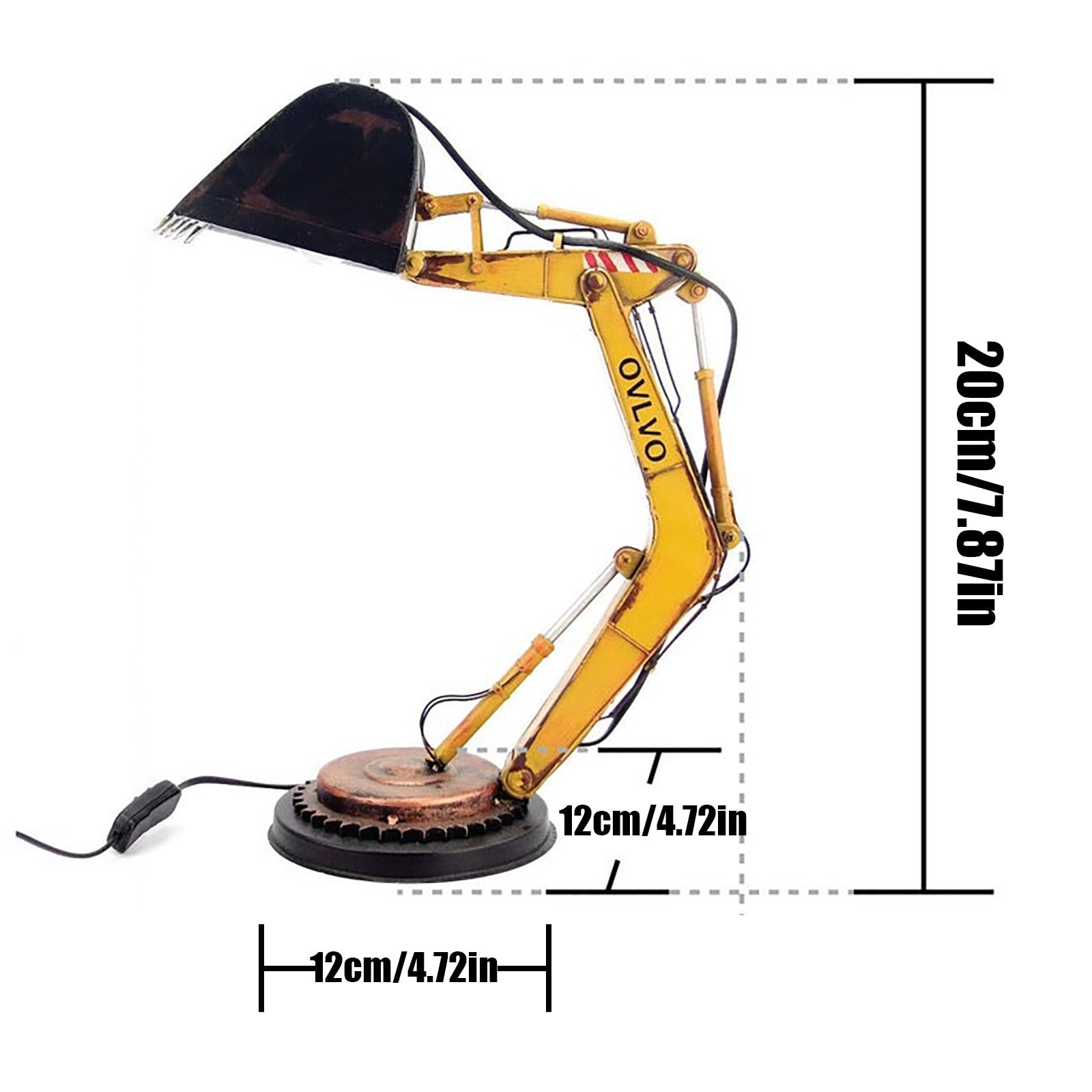 DigLight - Unik spadeformet skrivebordslampe