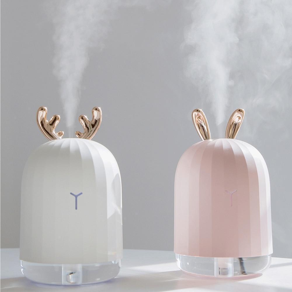 DeerMist luftfukter – Antler-design med mykt stemningslys