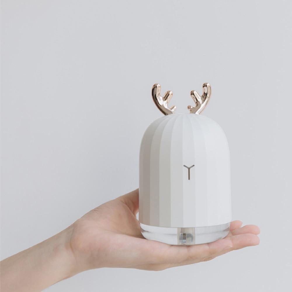 DeerMist luftfukter – Antler-design med mykt stemningslys