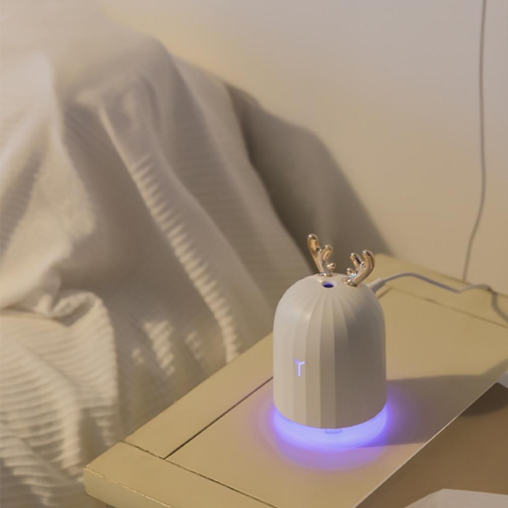 DeerMist luftfukter – Antler-design med mykt stemningslys