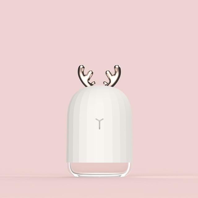 DeerMist luftfukter – Antler-design med mykt stemningslys