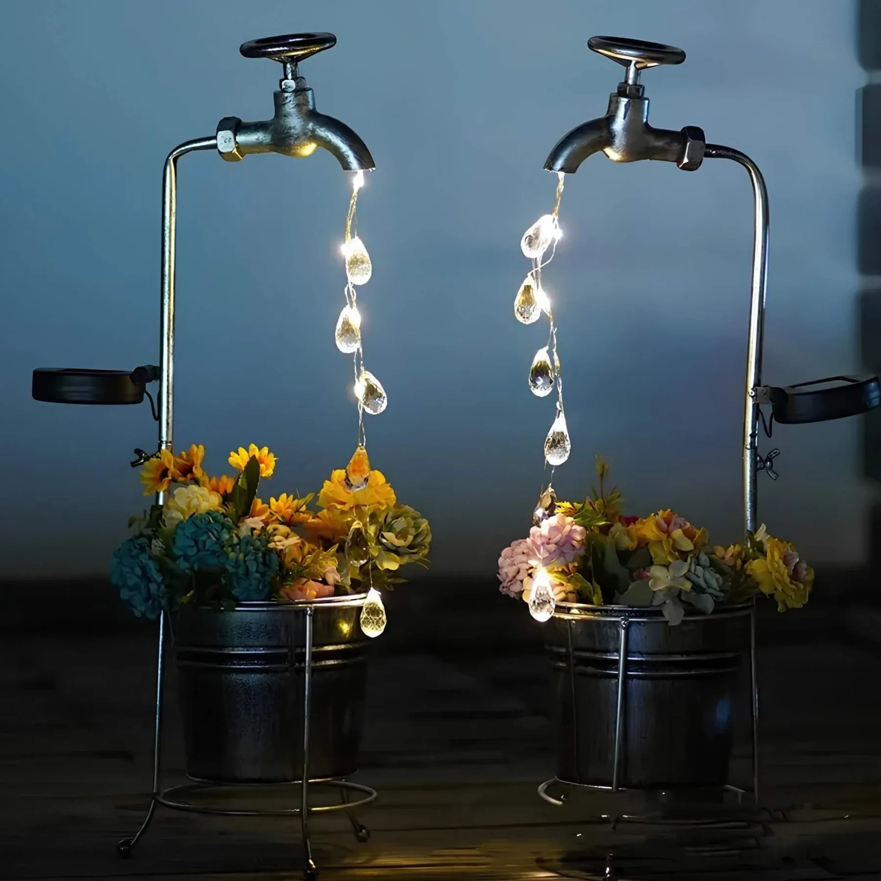 GlowDrops – Solcelledrevne hagelamper med kran