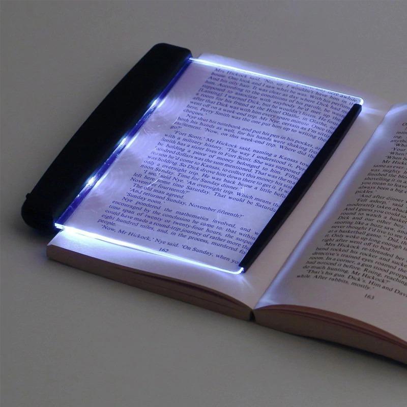 LumiBook - sammenleggbar bokformet lampe med myk LED-belysning