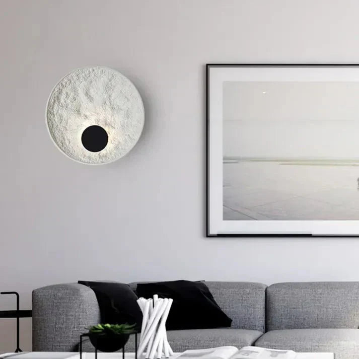 LumaHalo - Moderne strukturert sirkulær vegglampe