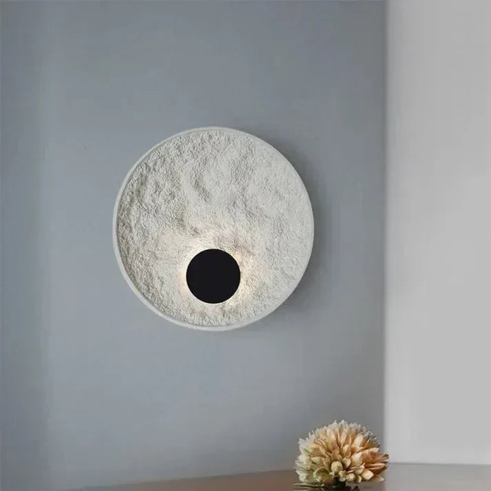 LumaHalo - Moderne strukturert sirkulær vegglampe