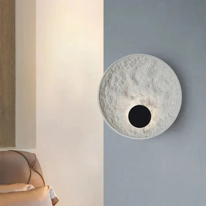 LumaHalo - Moderne strukturert sirkulær vegglampe