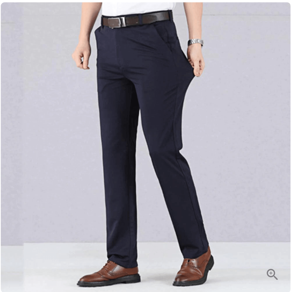 James Slim-Fit-bukse med elastisk linning