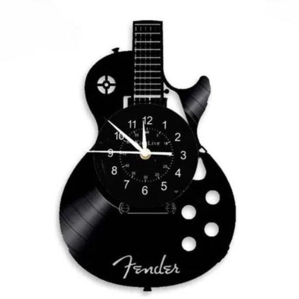 MelodiTime Gitarveggklokke - musikalsk design for hjemmet ditt