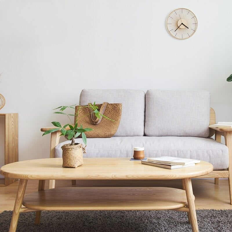 NordicSilence bambusklokke – minimalistisk design med stille mekanisme