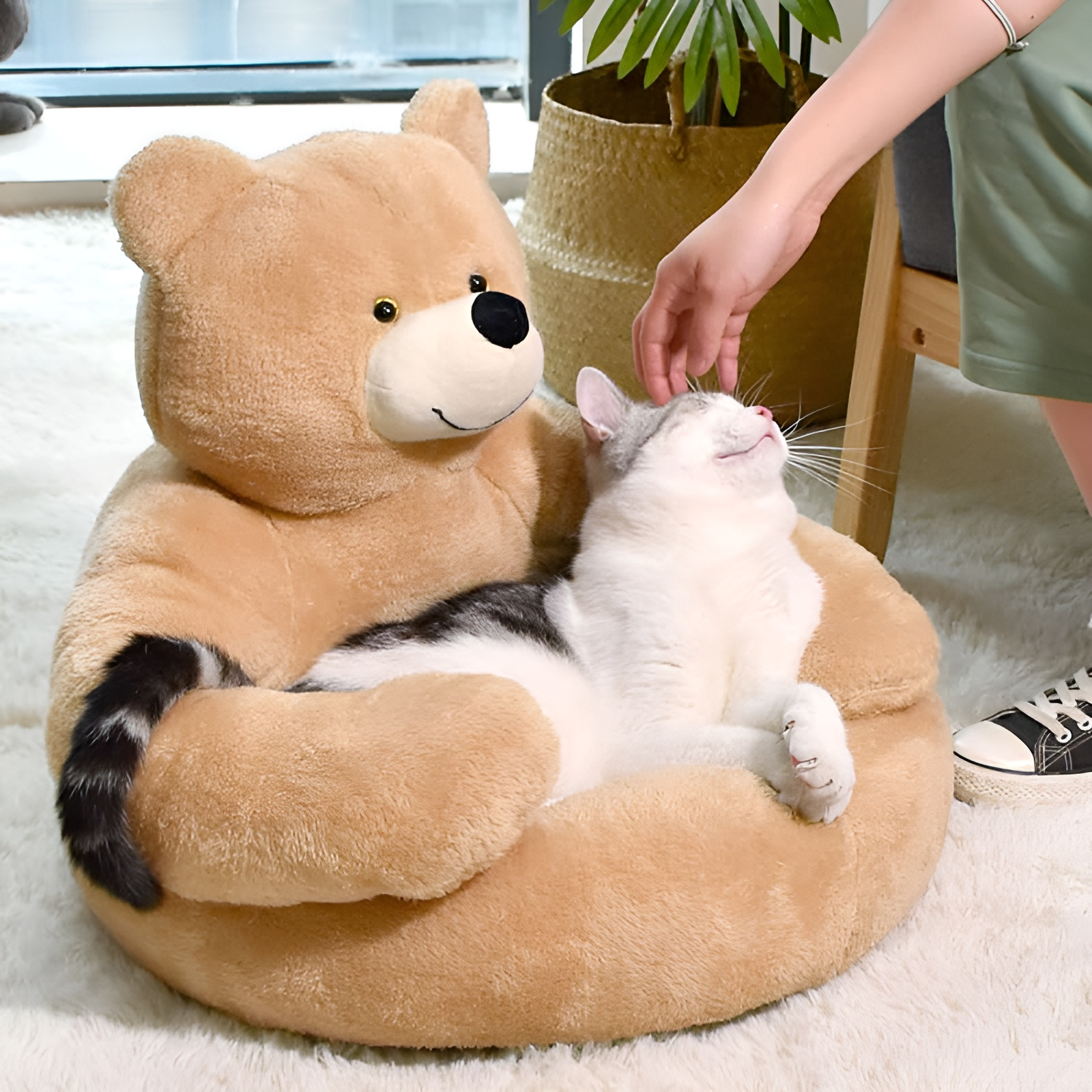 SnuggleBed Luksus plysjseng for kjæledyr