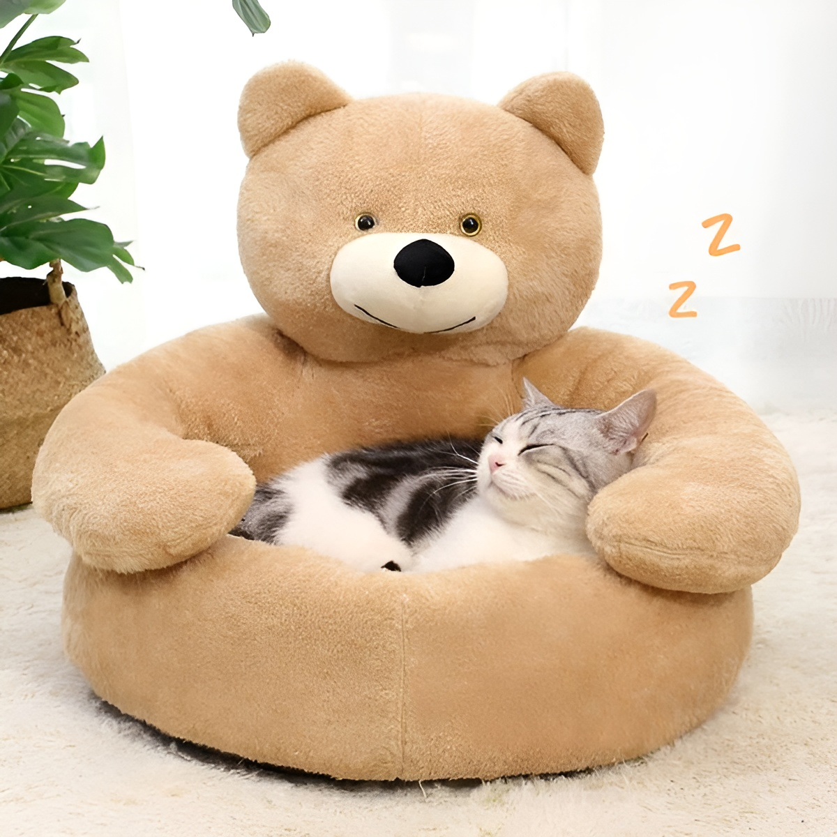 SnuggleBed Luksus plysjseng for kjæledyr