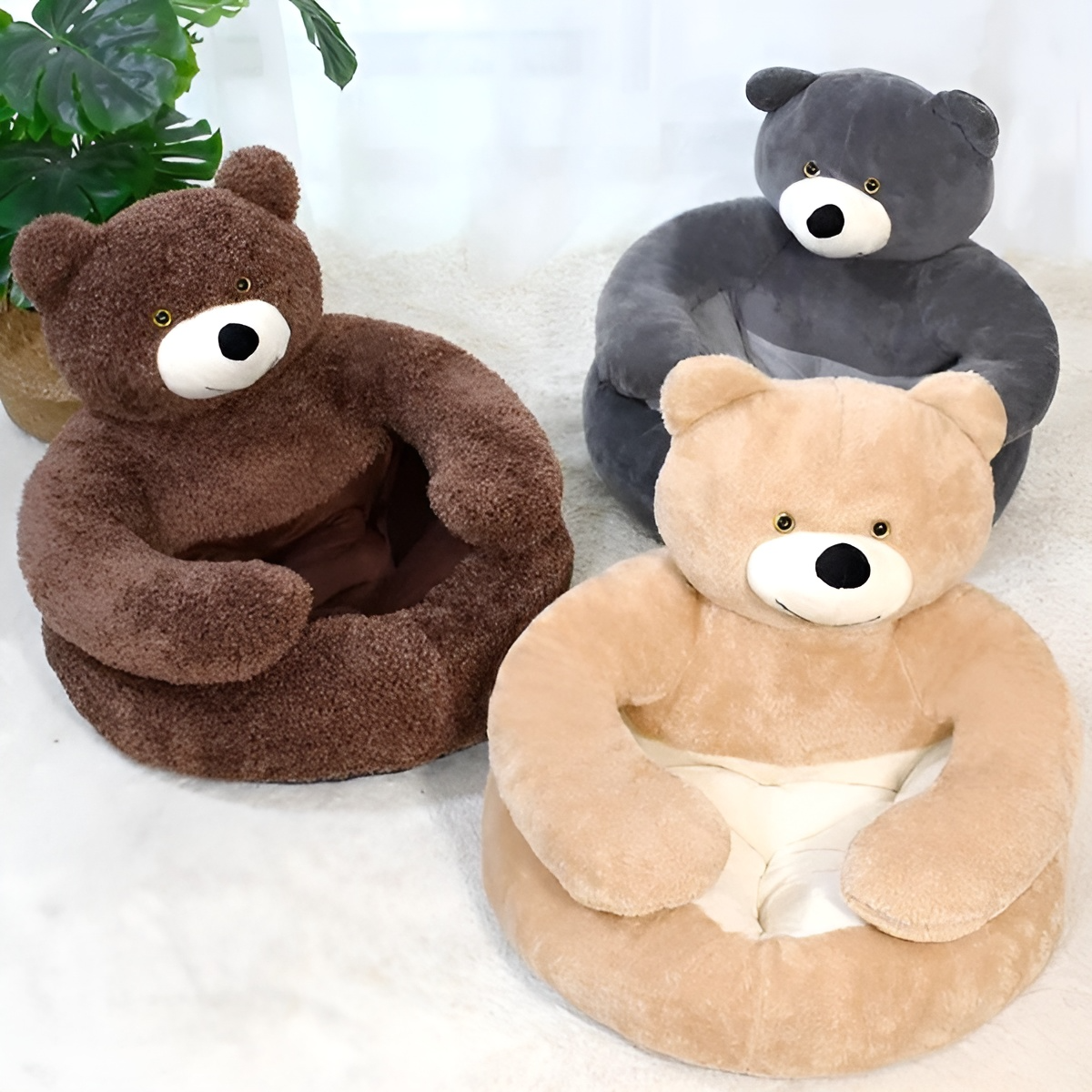 SnuggleBed Luksus plysjseng for kjæledyr