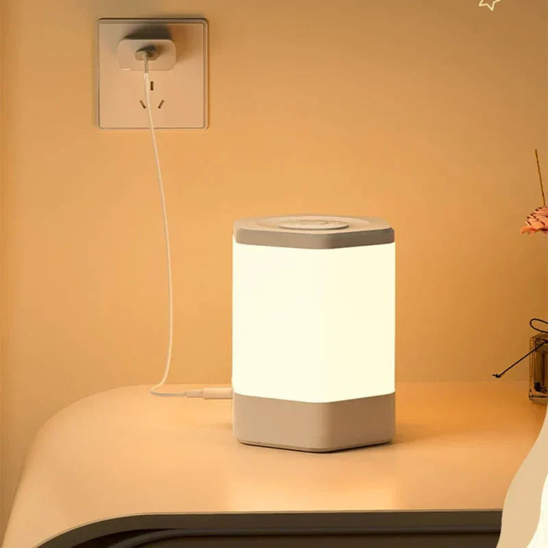 LumiNest – Minimalistisk LED-bordlampe med berøringskontroll og justerbart lys
