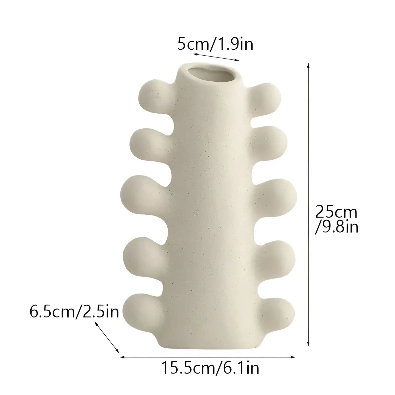 Elysian Bloom Minimalistisk keramisk vase