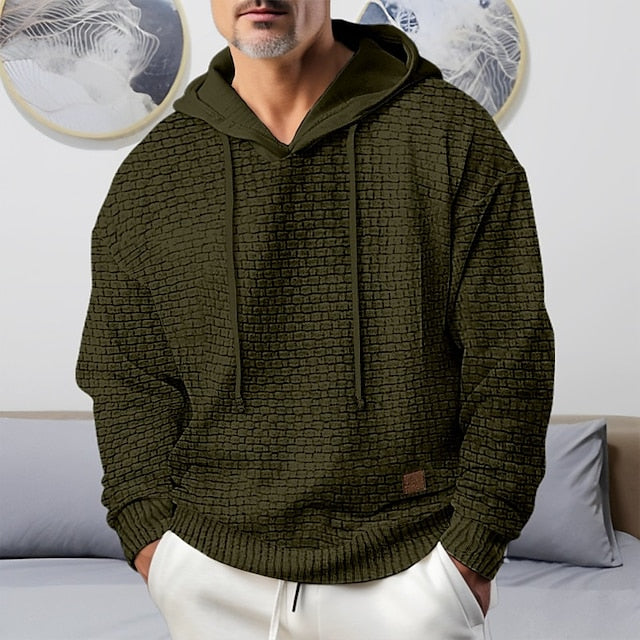 Frederick - Avslappet hettegenser med justerbar snøring