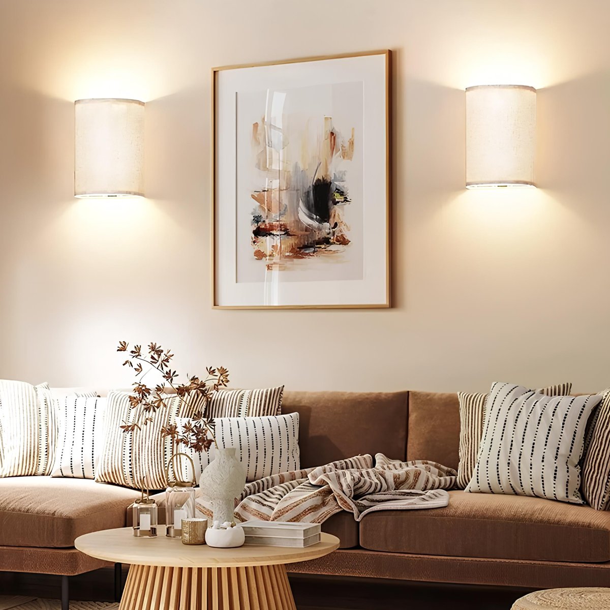 GlowForma - Minimalistiske vegglamper i stoff