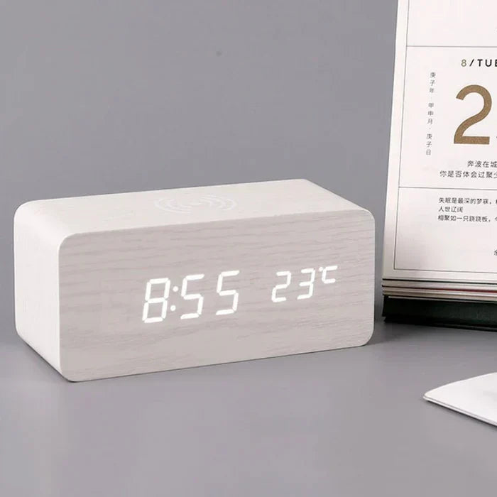 SmartVoice - Elegant vekkerklokke