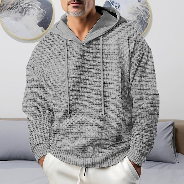 Frederick - Avslappet hettegenser med justerbar snøring